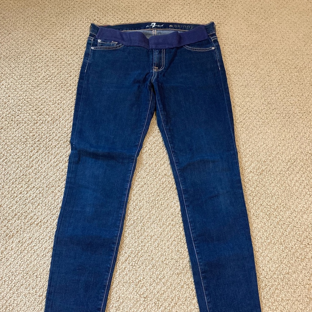 Maternity - 7 for all mankind skinny jeans sz29